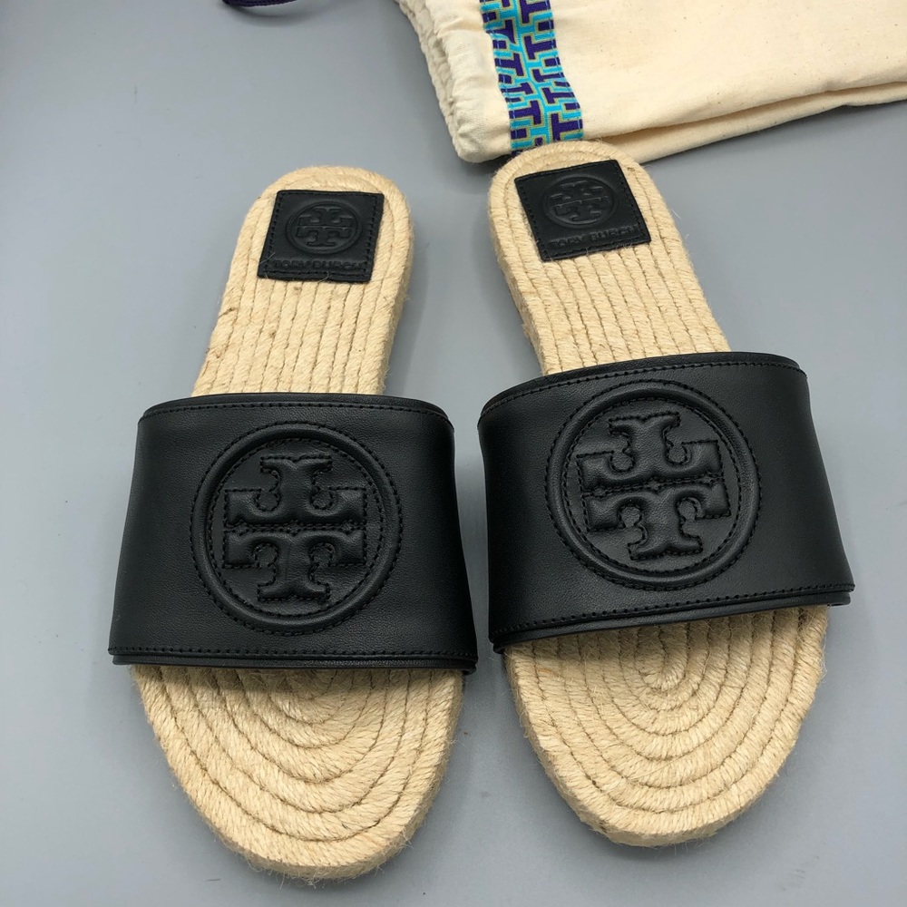 tory burch max espadrille slide